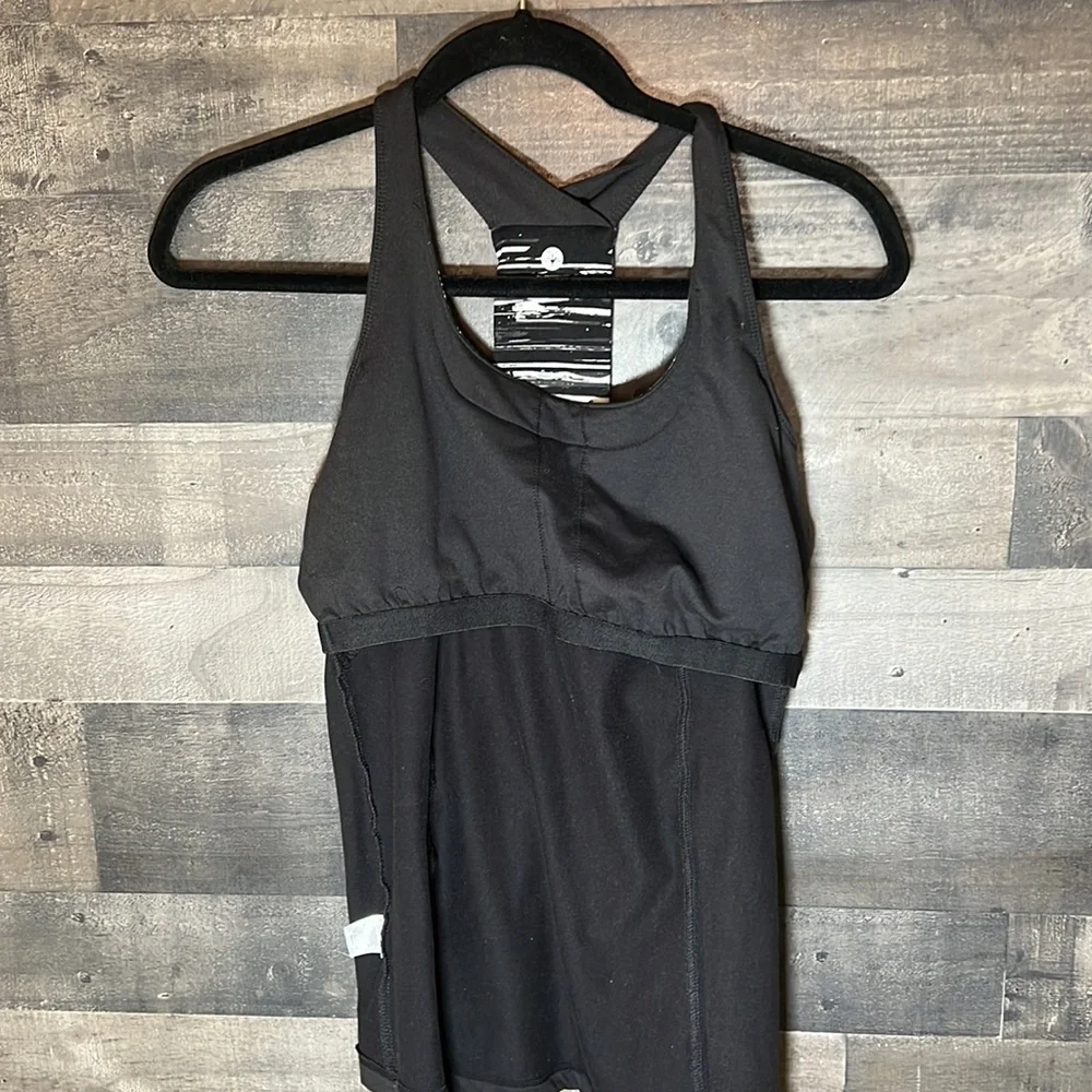 Soybu Tank Top Black with White Design Down Back - Picture 5 of 6
